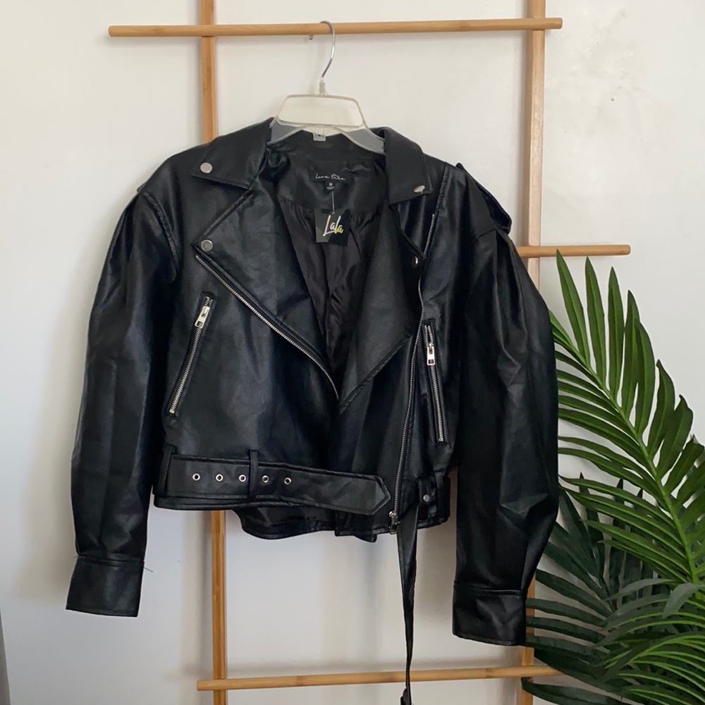 Dressed in LaLa Vegan Leather Jacket